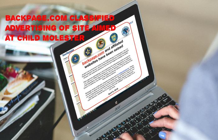 Backpage.com Classified Advertising Of Site Aimed At Child Molester