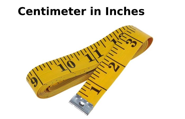 centimeter in inches