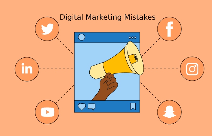 List of 10 Digital Marketing Mistakes Start-Ups need to Avoid