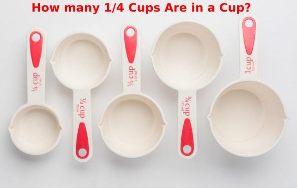 How many 1/4 Cups Are in a Cup?
