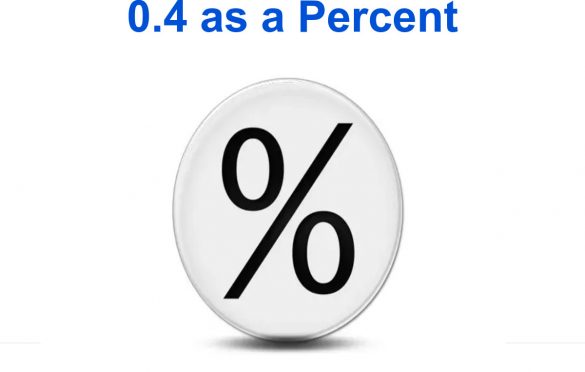 0.4 is What Percent of 100