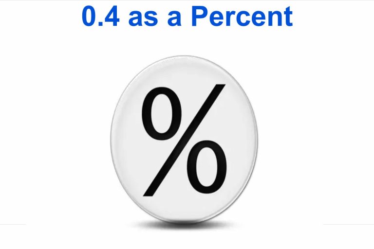 0.4 is what percent