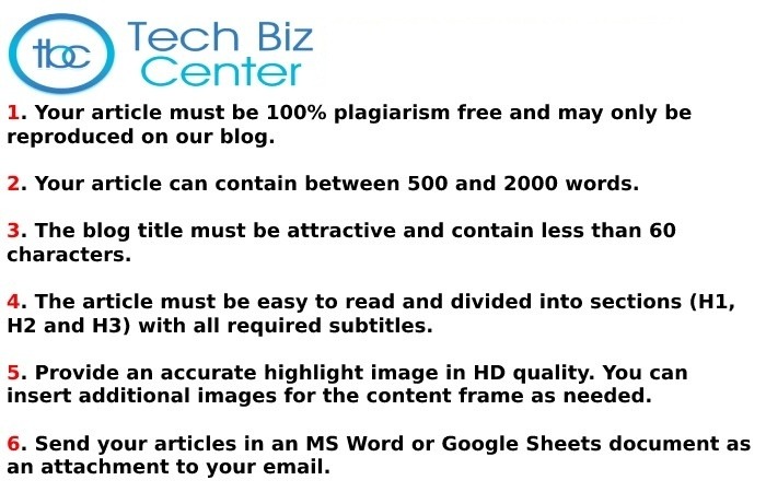 Guidelines of the Article