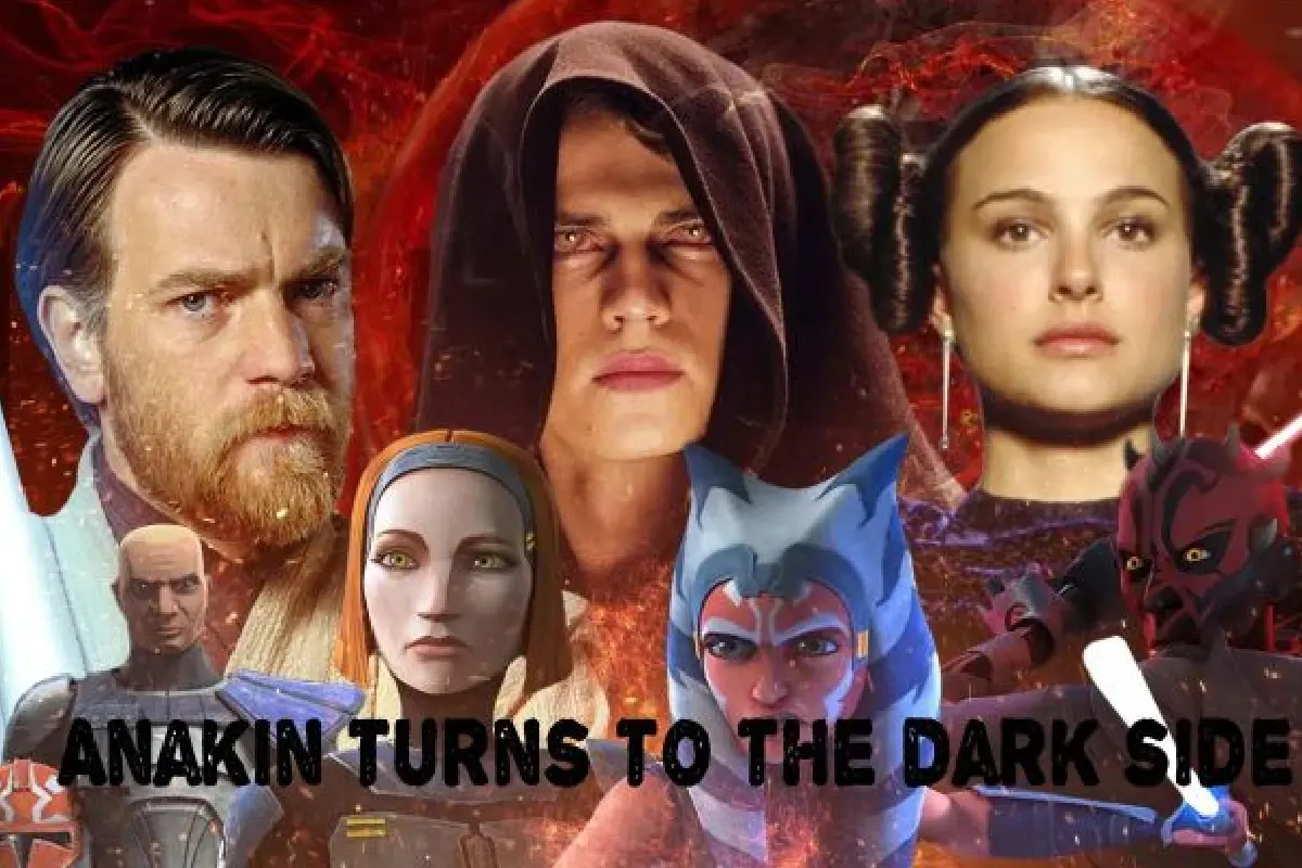 Anakin turns to the dark side