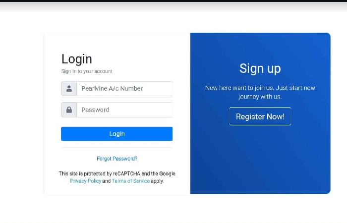 Access to Pearlvine International’s Login page?