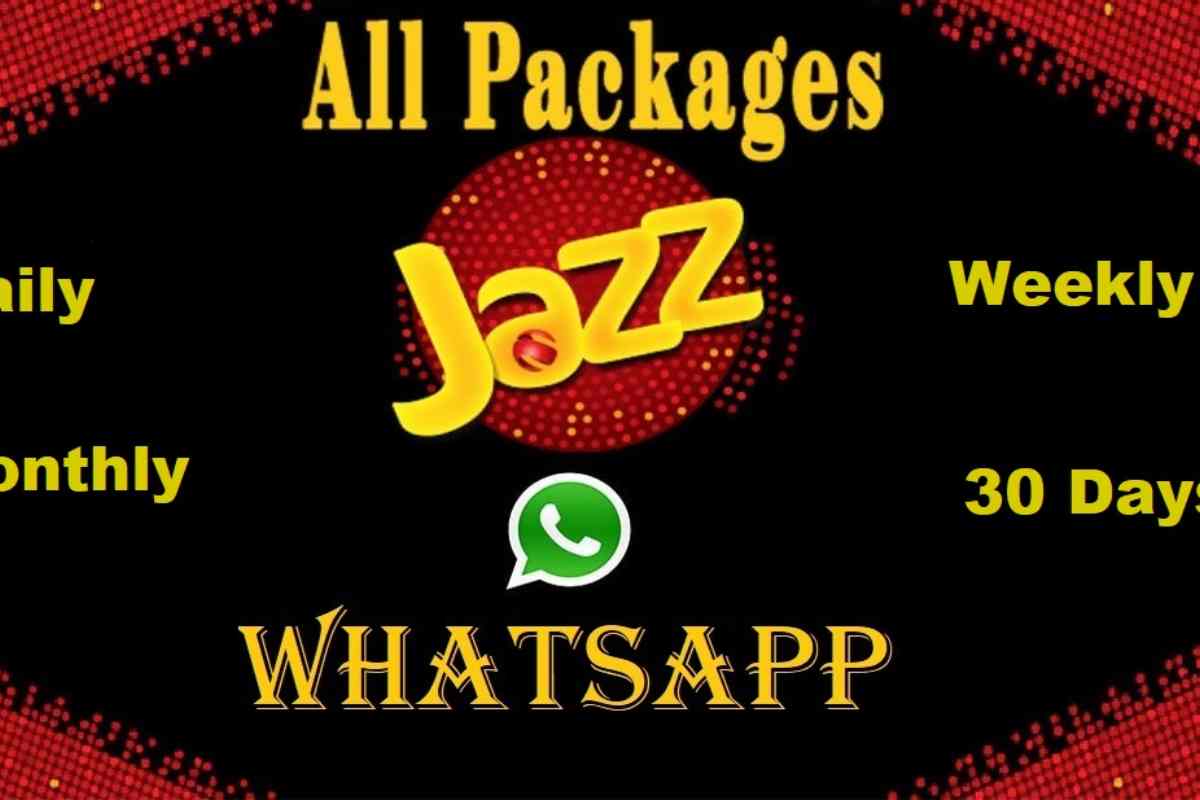 Jazz WhatsApp Package Monthly Code – Free Daily Weekly
