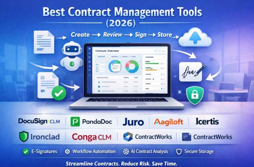 Best Contract Management Tools To Streamline Workflows And Reduce Risk